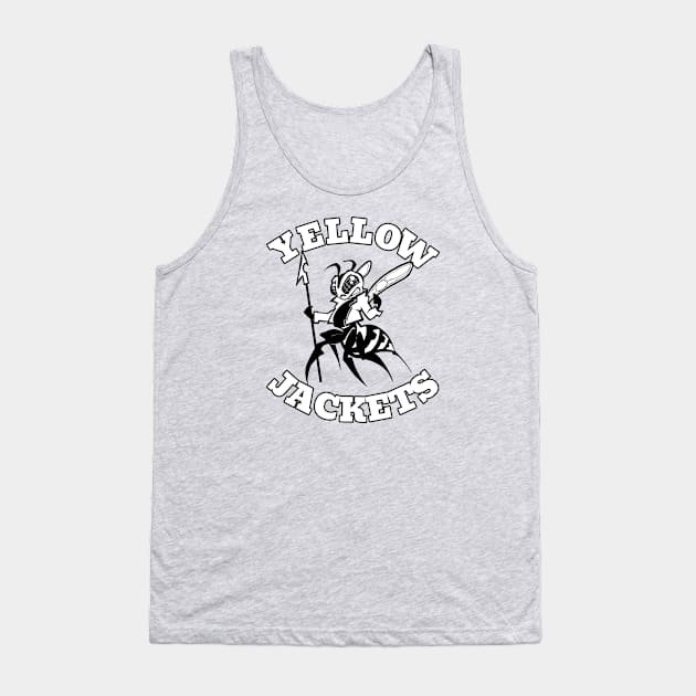 Yellow Jackets Mascot Tank Top by Generic Mascots